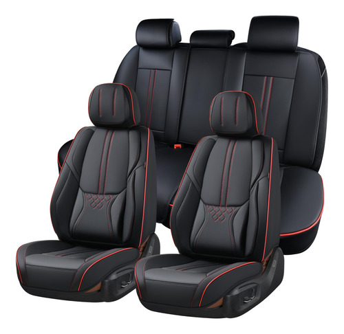 Juego Completo De Fundas Para Asientos De Coche Bwtjf, Piel