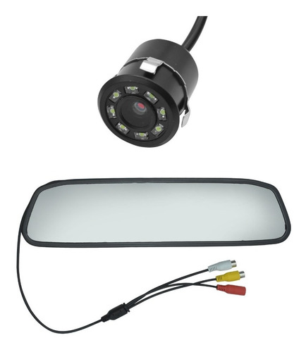 Espejo Retrovisor Cámara Reversa Universal Auto Monitor