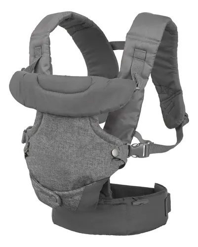 Mochila Porteo Ergonómico Cangurera Bebe Portabebes 4 En 1 Gris Gaon  Ergonomico