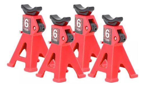 Soporte Metal Rojo Rojo, 4 Piezas, Mini Aleación Aluminio