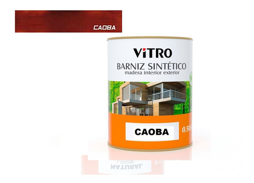 1/4lt Barniz Sintetico Con Color Interior Exterior Vitro 