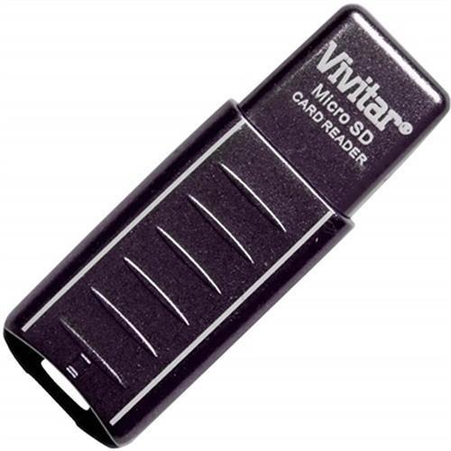 Imagem 2 de 2 de Leitor Gravador De Cartão Micro Sd Usb 2.0 Vivitar Rw1000_pt