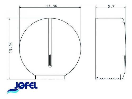 Set De 2 Portarrollos Jofel Ae59600 Color Negro Negro