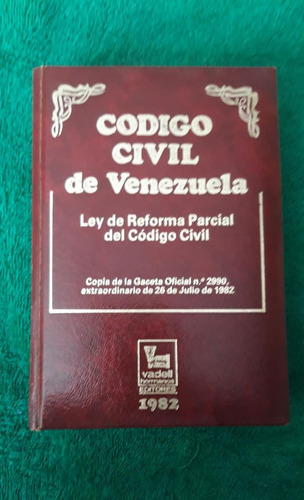 Codigo Civil De Venezuela 1982