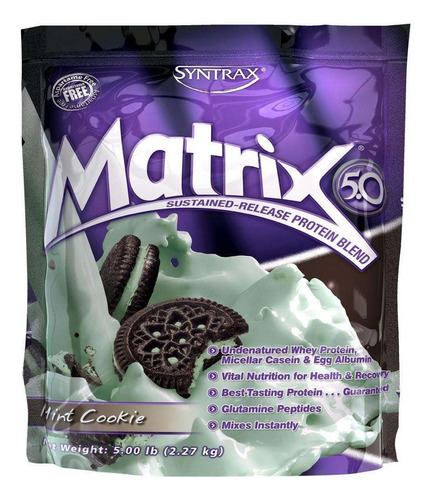 Matrix Whey Protein Blend 2,27kg - Syntrax Sabor Mint Cookie