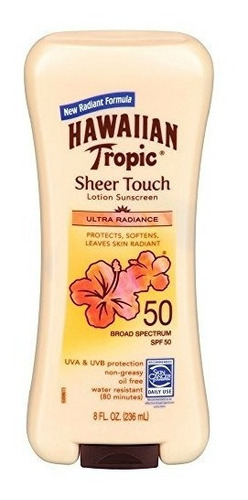 Loción Hawaiian Tropic Sheer Touch Spf 50 Sunscreen-8 Oz