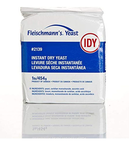 Fleischmann's Instant Dry Levadura Al Vacío Paquete