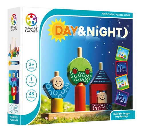 Jogo Infantil Dia E Noite - Raciocínio Lógico - Smart Games