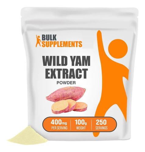 Bulk Supplements | Extracto Ñame Salvaje | 100g | 250 Porcio
