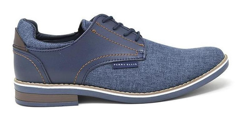 Zapato Perry Ellis - 7012 - Azul Marino