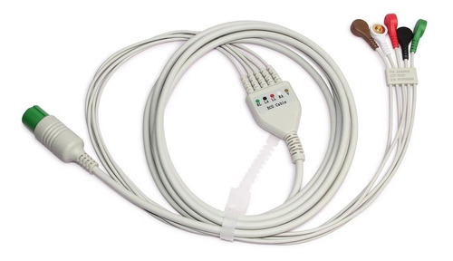 Cable Ecg Adulto 5 Deriv Para Monitor Multiparámetro Contec