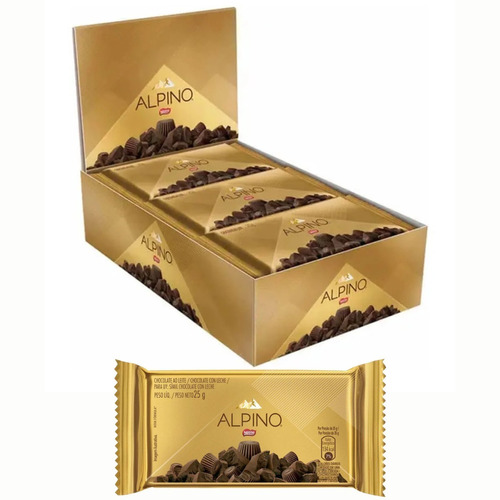 Chocolate Alpino Nestlé Display 550g - 22 Barras De 25g