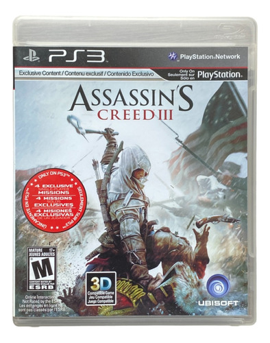 Assassin's Creed Iii  -  Ps3 Disco Físico  -  Open Box