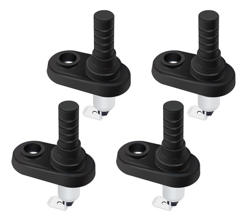 Weideer 4pcs 12v Mount Pin Switch Momentary Nickel Plated Un