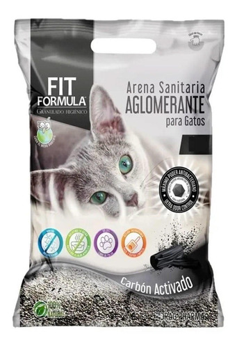 Fit Formula Arena Sanitaria Carbón Activado 10 Kg