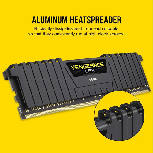 Corsair Vengeance Lpx Ram, 16gb (2x8gb), Ddr4-3200, Cl16