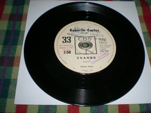 Roberto Carlos / Cuando Vinilo Simple Promo  (6)