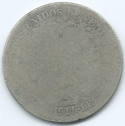 Moneda De Plata 1 Bolívar De 1911