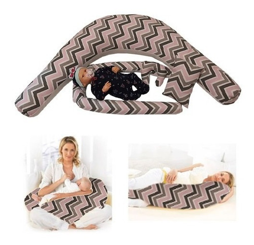 Imagen 1 de 1 de Almohada Amamantar Descanso Extra Grande+nido+cuello+almohad