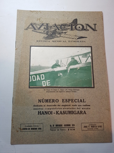 Revista Aviación 1925 Mensual Buenos Aires Única Ro 2021