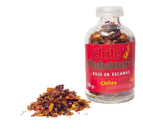 Chile Habanero Rojo Escamas 14g - g a $314