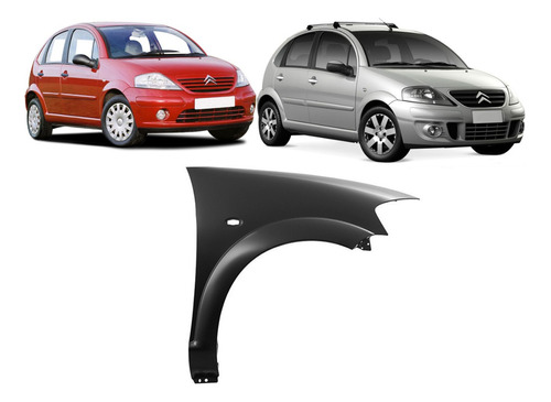 Guardabarro Citroen C3 2008 2009 2010 2011 2012 Derecho