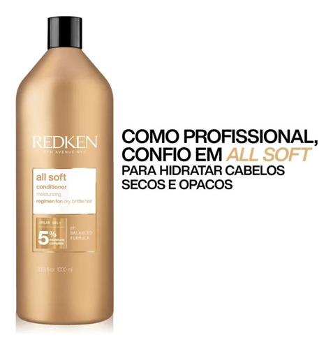 Kit Duo Redken All Soft 2x1000ml