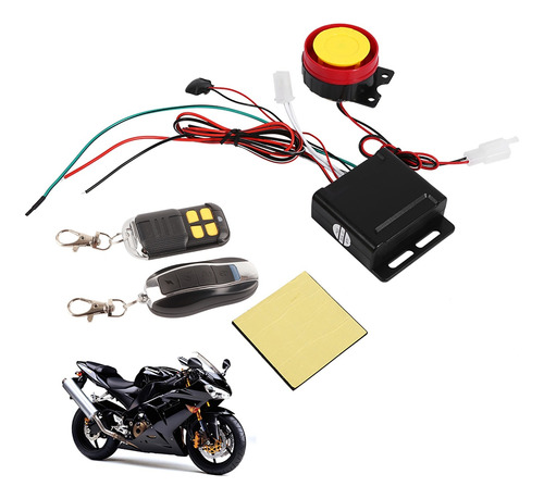 Kit De Alarma Antirrobo Moto Control Remoto