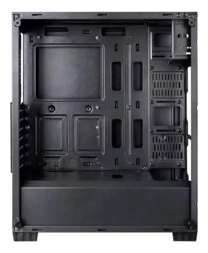 Gabinete Gamer Com 3 Fans Rgb Cor Preto