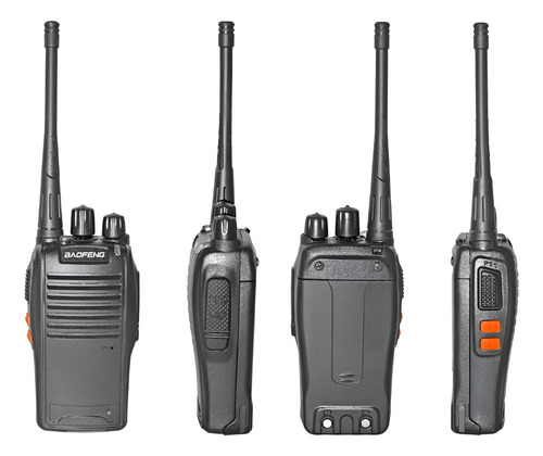 Kit 2x Rádio Comunicadores Profissional Segurança Distancia Radio 02 Unid 400-470mhz