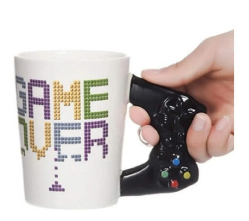 Imagen 3 de 5 de Tazon Playstation Mug Game Over Taza Personalizada Joystick