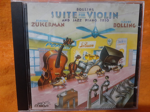 Cd Claude Bolling - Suite For Violin And Jazz Piano Trio