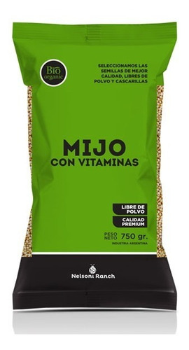 Mijo C/vitaminas X 750 Grs Nelsoni Ranch