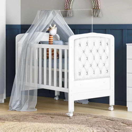 Berço Mini Cama Allegra Capitone Ii Tigus Baby Cc