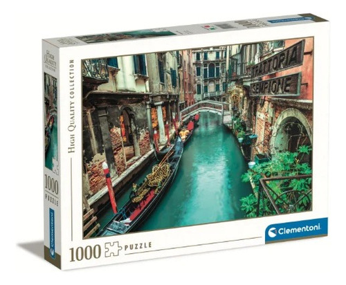 Puzzle Clementoni 1000 Piezas Canal De Venecia Italia 