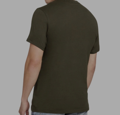 Polera Guess Men Koda Crewneck Tee - Verde