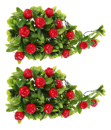 Adornos Colgantes Artificiales Con Forma De Fruta Simulada,