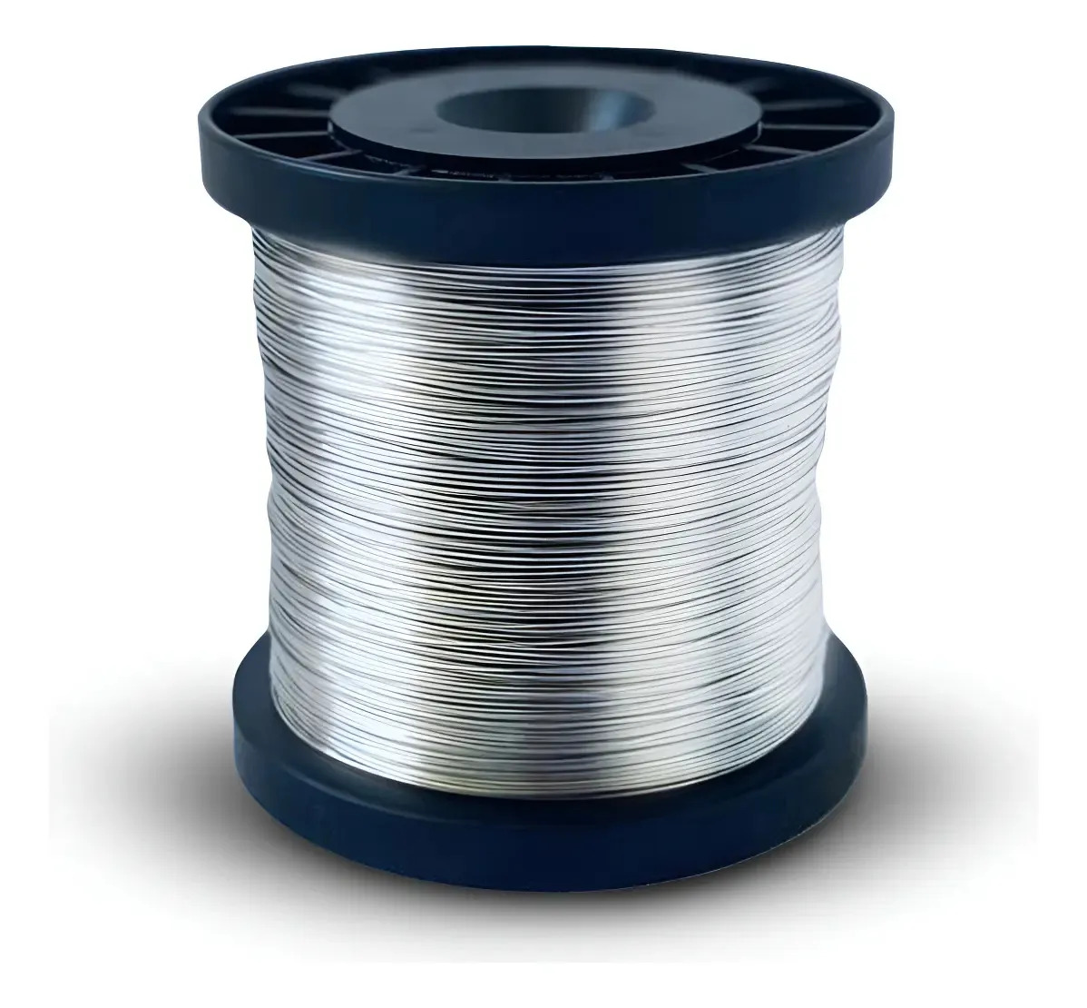 Fio De Aço Inox Rolo Arame Cerca Elétrica 0,45mm 348 Metros Prateado