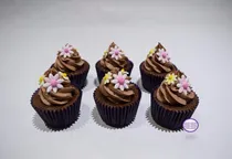 Comprar 12 Cupcakes De Flores - Ideales Para Cumpleaños \u002F Eventos !