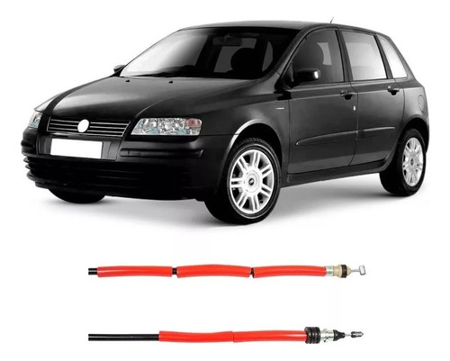 Juego De Cables De Freno Fiat Stilo Disco 