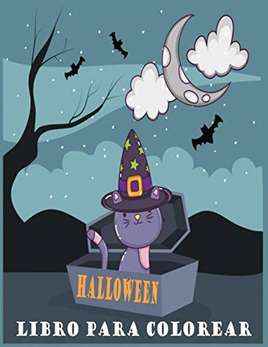 Halloween Libro Para Colorear: Linda Spooky Cosas De Miedo P