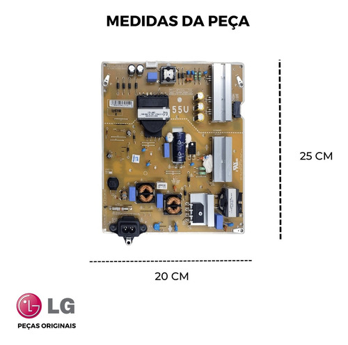 Placa Fonte LG Eax67189101 Modelo 55uj6300