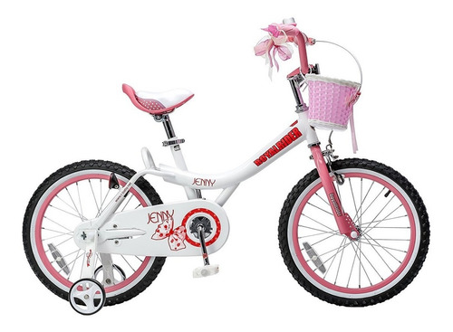 Bicicleta Infantil Royal Baby Jenny R 16 Niña Canastito Rosa