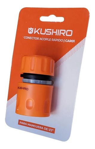 Imagen 2 de 5 de Acople Rapido Para Manguera De 1/2 Conector Aspersor Kushiro
