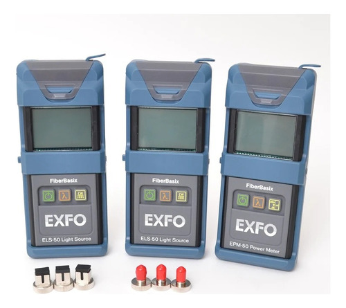 Kit Medidor De Potencia Óptica Fuentes Sm Mm Exfo Fiberbasix (Usado)