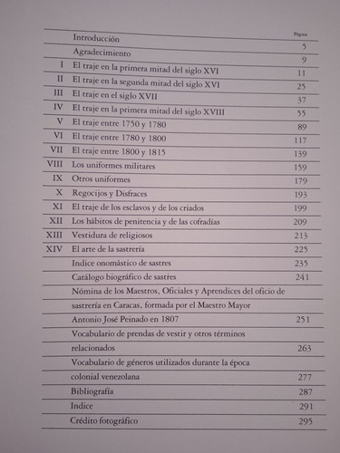 Historia Del Traje En La Época Colonial Venezolana C Duarte (Usado)