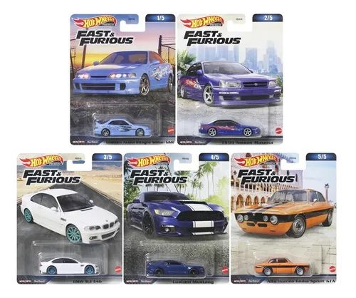 Hot Wheels Premium - Velozes e Furiosos - Hot Wheels - Set completo