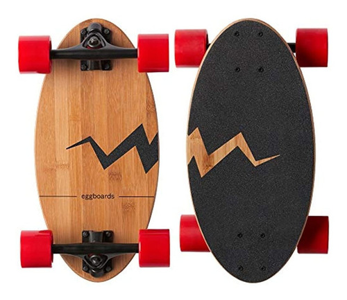 Mini Longboard Skateboard Hecho Con Madera De Bambu Su Cubi