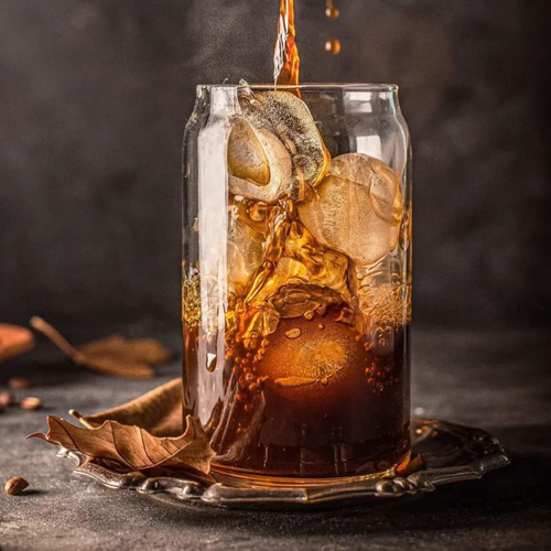Vasos En Forma De Lata De 16 Oz Para Bebidas Variadas Claro