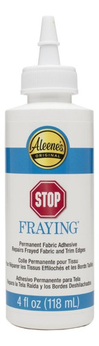 Pegamento Adhesivo Aleenes Stop Fraying Para Tela 118ml Color Blanco